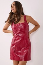 Nastygal Red Mini Dress Womens Going Out Dresses