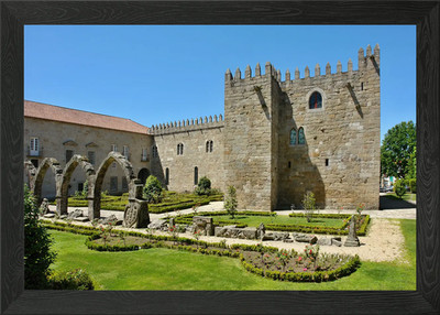 Braga Castle 01 Framed Wall Art Poster Canvas Print Picture