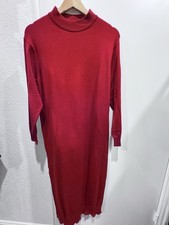 Mango women long sweater dress