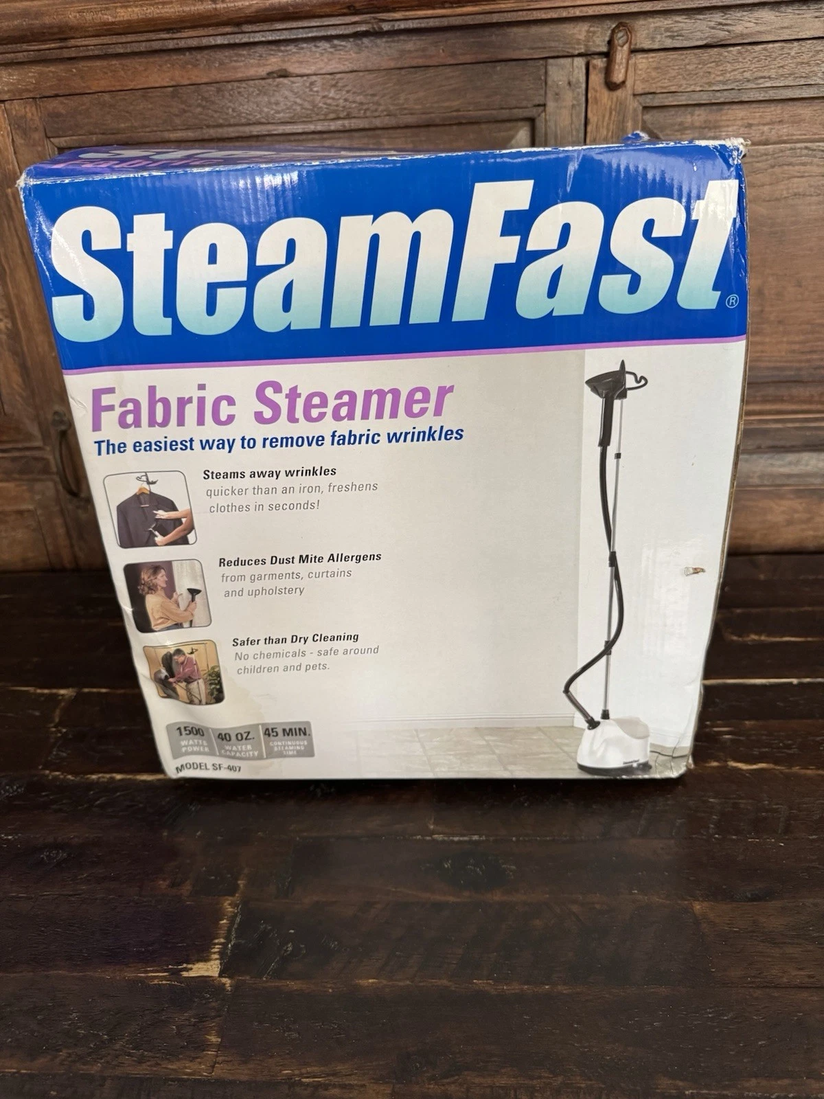 Steamfast 1500W Upright Fabric Garment Steamer Wrinkle Remover
Opens in a new window or tab