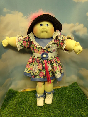 SOFT SCULPTURE CABBAGE PATCH doll unicoi 95ED GIRL XAVIER ROBERTS 15anniversary