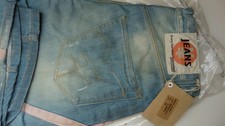 GR 32 NEU VINTAGE DESIGNER EINGET&Uuml;TET & MIT ETIKETT Michiko KOSHINO 90er HERREN JEANS YEN