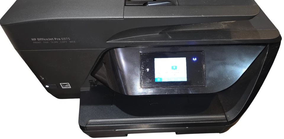 HP OfficeJet Pro 6975 All-in-One Printer–Low Pages 510–New Genuine Ink Installed - Image 4 of 4