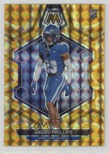 2024 Panini Mosaic Rookies Reactive Yellow Prizm Andru Phillips #362 1j7n