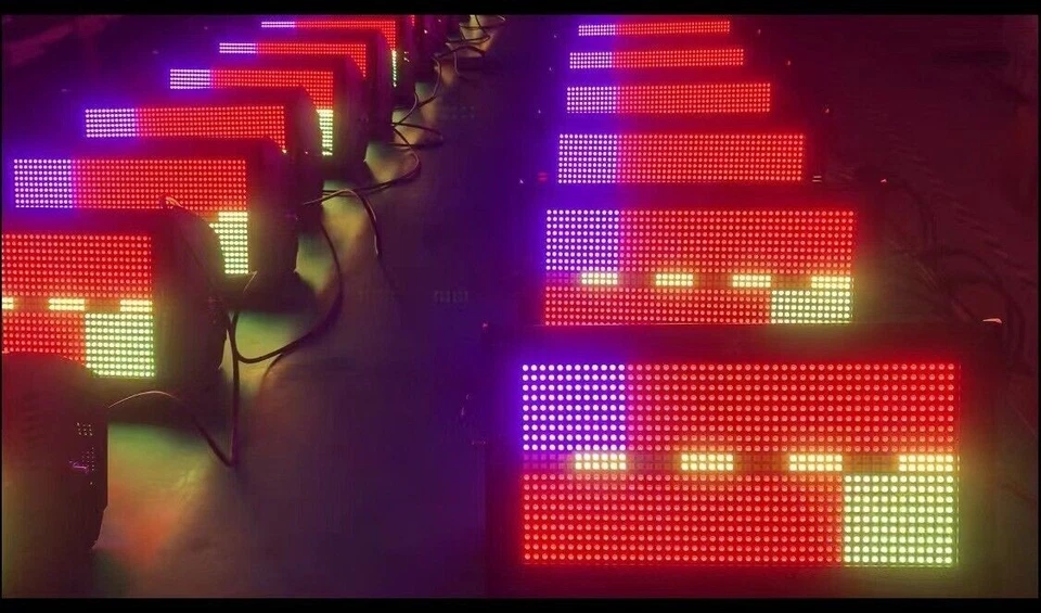 4X 1000W LED panel strobe light DMX Blinder Stage DJ  Strobeflash atomic light - Image 4 of 4