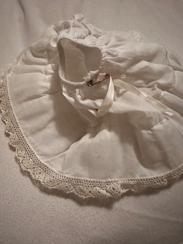 Vintage Madame Alexander Doll Slip Petticoat Lace.Trim And Tulle Underbody 3.75”