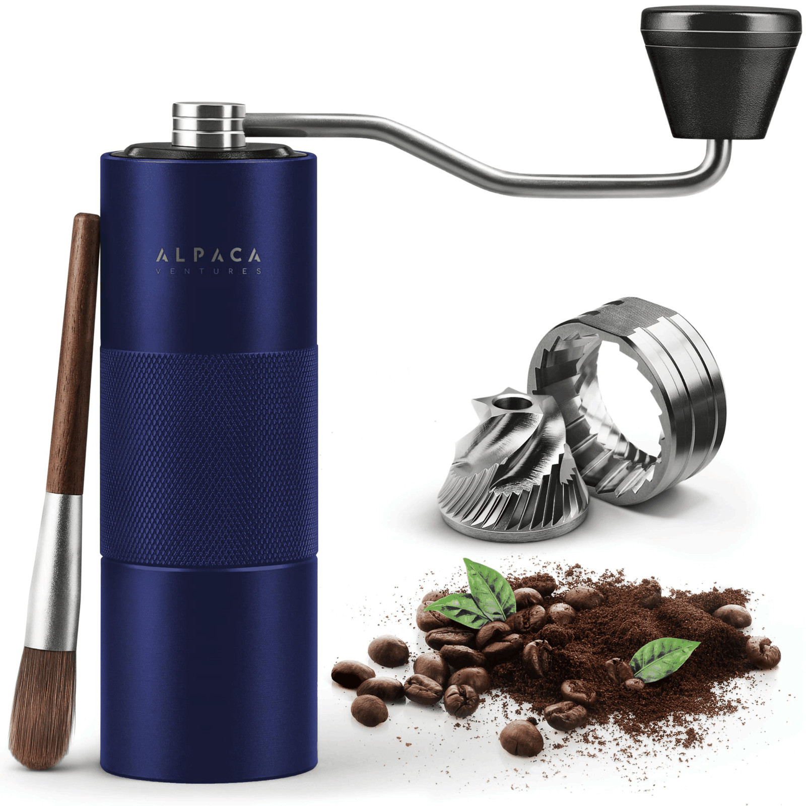 Manual Coffee Grinder by    Stainless Steel Conical Burr Coffee Grinder Manual