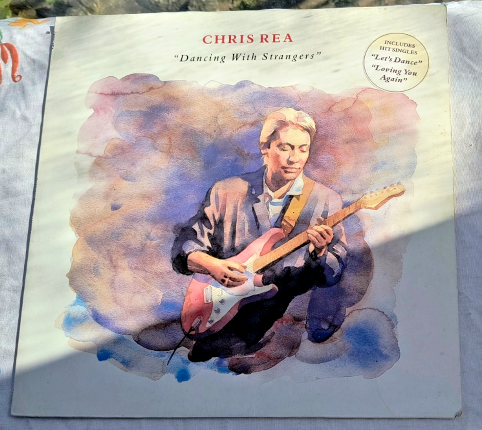 CHRIS REA ""DANCING WITH STRANGERS"" 1987 UK LP (LET'S DANCE, JOYS OF CHRISTMAS)