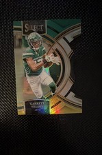2023 Panini Select Premier Level Garrett Wilson #115 Green& Yellow Prizm Die-Cut