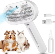3in1 Pet Steam Brush Dog Hair Brush Cat Hair Brush Electric Steam Spray  ////