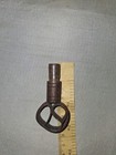 Antique Hand-Forged Iron Padlock With Original Key – Large 5" Lock – Family Heir — photo 2