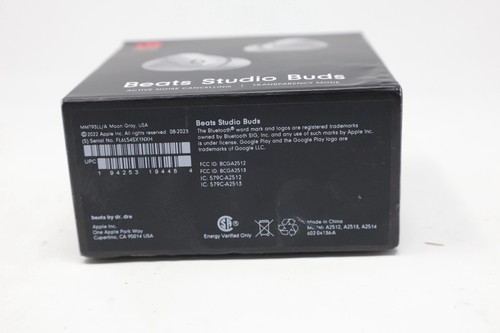 Beats by Dr. Dre Studio Buds - Moon Gray - A2513 - Only 1 Earplug Works - As Is - Picture 7 of 7