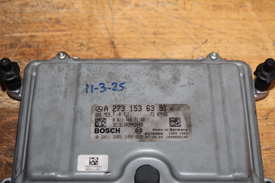 2008 MERCEDES CLS550 ECU ECM ENGINE CONTROL UNIT 2731536391 - Image 4 of 4
