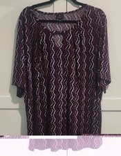 Womens Plus Size 2X Worthington Blouse Cute Neckline Long