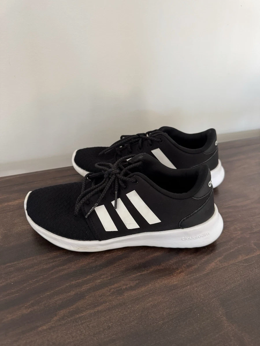 Adidas Cloudfoam QT Racer Core Black White W for sale | eBay