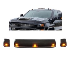 Cab Roof Lights Compatible W2015-2019 Chevrolet Silverado Sierra 2500 Hd 3500