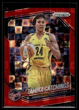 Tamika Catchings 2025 Panini Prizm WNBA Red Pandora Prizm Card /199 #60