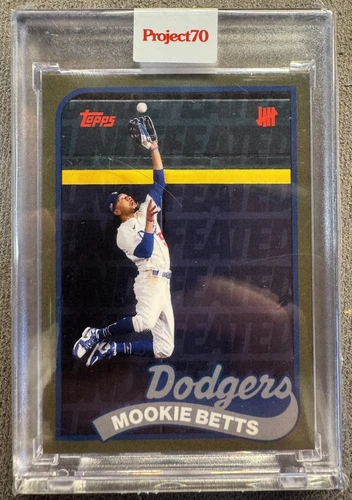 2021 Topps Project 70 - UNDEFEATED Mookie Betts #132 1989 Topps Baseball /4133