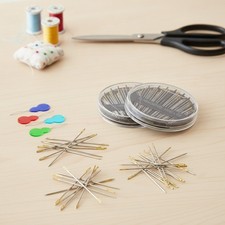 Hand Sewing Needles Set, 60 Pc, 4 Threaders, ...