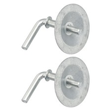 Fan Screw M8 2 Fan Set Base 7, Silver
