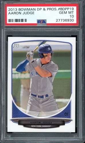 2013 Bowman Draft Picks & Prospects #BDPP19 Aaron Judge PSA 10 (GEM-MT)