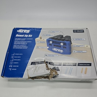 Kreg Dowel Jig Kit Woodworking Joinery Tool KHJD345 [READ DISC]