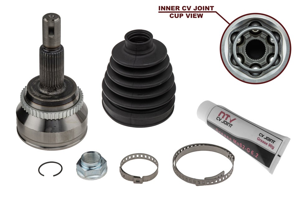 Fits NTY NPZ-TY-073 OUTER CV JOINT