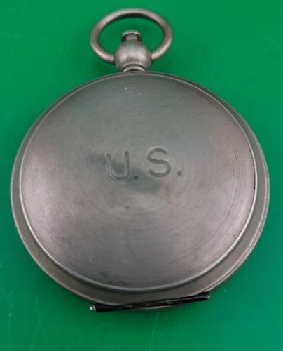 FOR NICARLS ONLY ###Vintage Compass WW2 U.S. Army Military Wittnauer Pocket Size