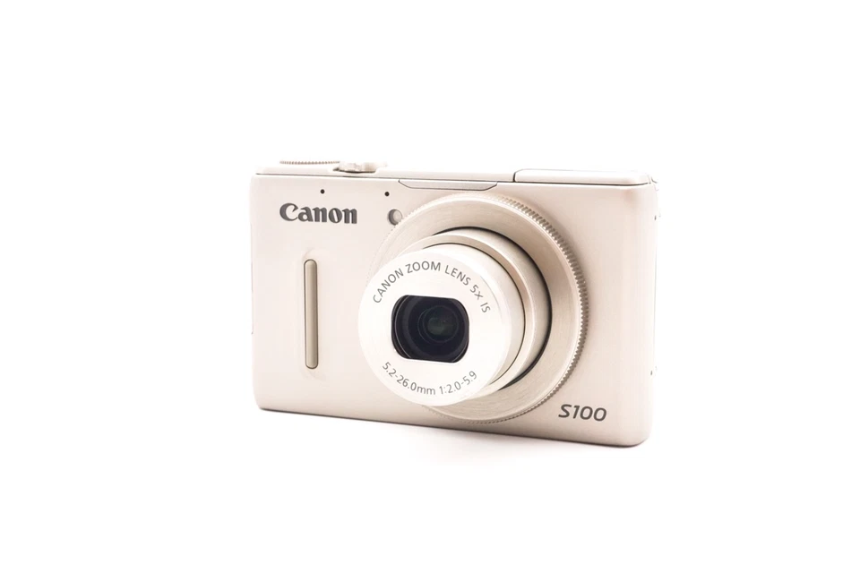 Canon PowerShot S100 Digitalkamera Kamera Kompaktkamera Champagner - Refurbished - Bild 2 von 4
