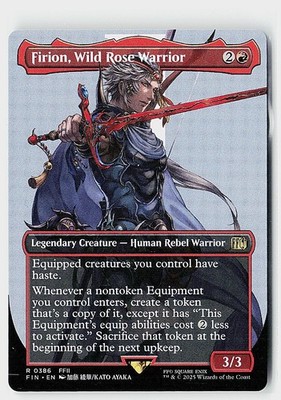 Firion, Wild Rose Warrior (Borderless) R FINAL FANTASY 386 NM
