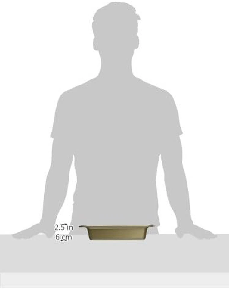 Sartén antiadherente para hornear Rachael Ray Cucina / Sartén antiadherente para pasteles, cuadrada - 9 pulgadas, Bro Foto 3 de 4