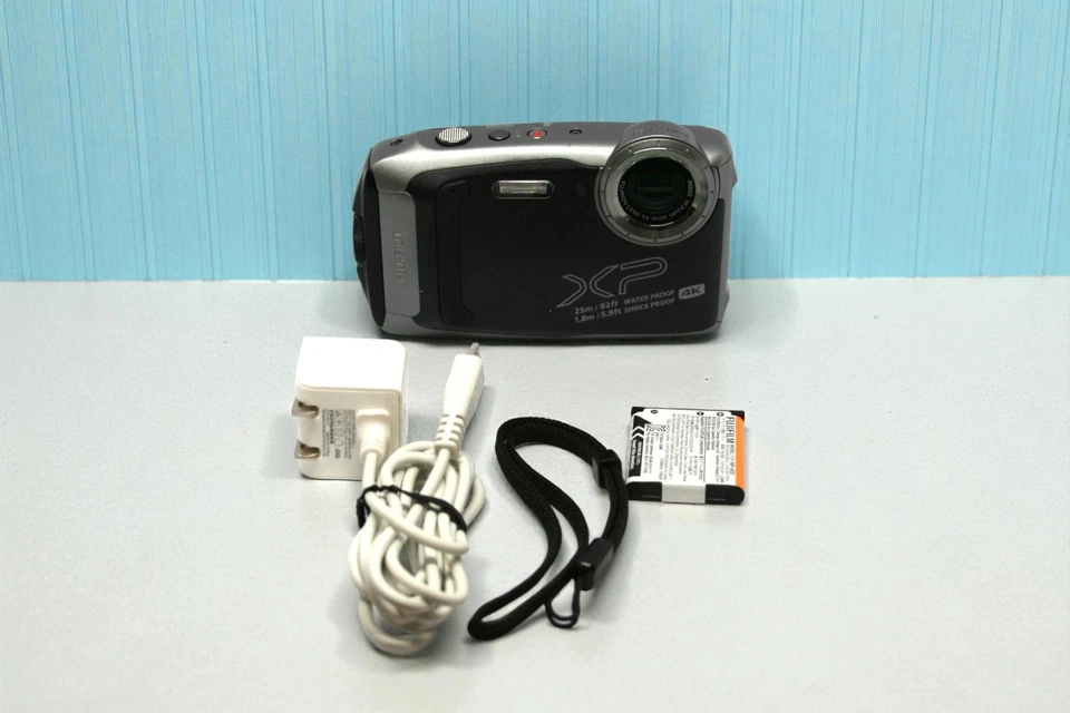 Fujifilm FinePix XP140 Waterproof  Dark silver (Excellent+++) from Japan 50273A - Image 2 of 4