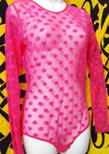 NEW HANKY PANKY 1D8504 TICP AFTER MIDNIGHT ALL TIED UP MESH TEDDY BODYSUIT L