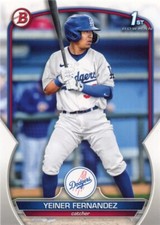 2023 1st Bowman Paper #BP-138 Yeiner Fernandez
