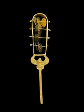 Ancient Isis Sistrum Bell Brass Egyptian Rattle for Rituals Temple Sound