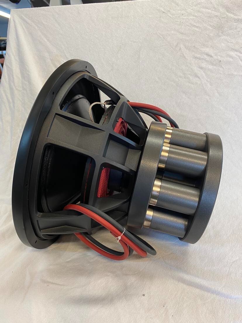 2026 Pierce Audio 15" N52 NEO subwoofer 8000 wrms BL 42TM! Carbon fiber cone