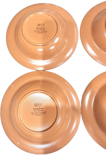 JUEGO 4 TAZONES DE SOPA DE BORDE GRANDE MIKASA TERRASTONE BONANZA 9,25" NUEVOS* - Imagen 11 de 11