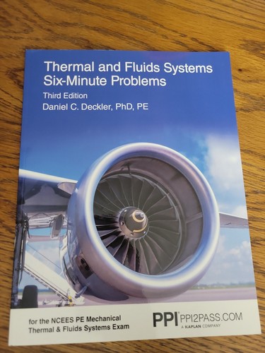 PPI Thermal and Fluids Systems Six-Minute Problems, 3rd Edition - Comprehensive