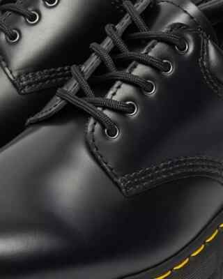 Dr.Martens Z53126* Unisex Black Leather Platform Casual Lace-Up