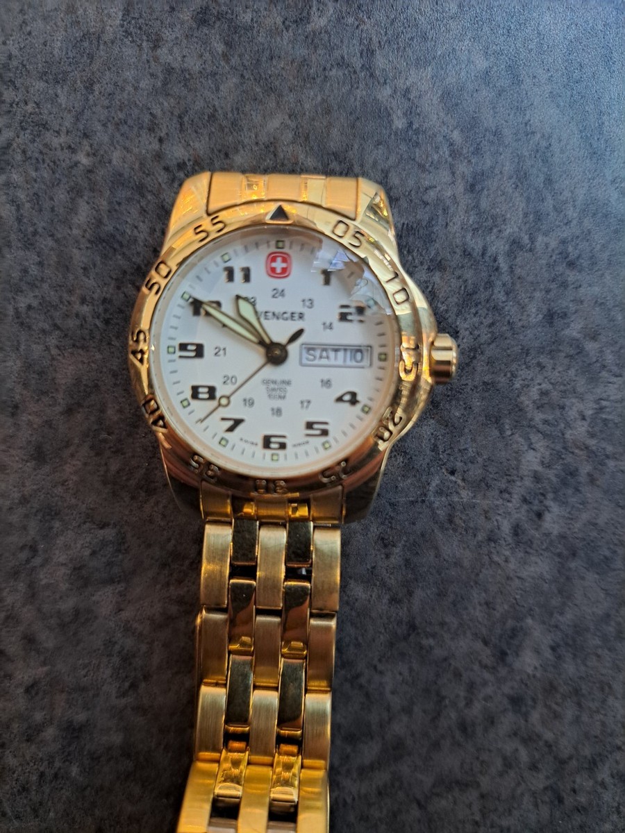 Gold Plated Wenger Swiss Army Watch 091.0930 | eBay Gold Plated Wenger Swiss Army Watch 091.0930 | eBay