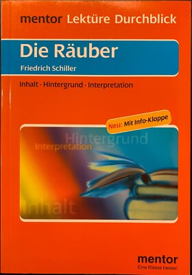 Friedrich Schiller: Die Räuber  (mentor, Taschenbuch, 2005)