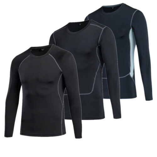 Mens Fitness Sport Compression Tights Long Pants Cropped-pants Tank Tops T-Shirt - Picture 6 of 27