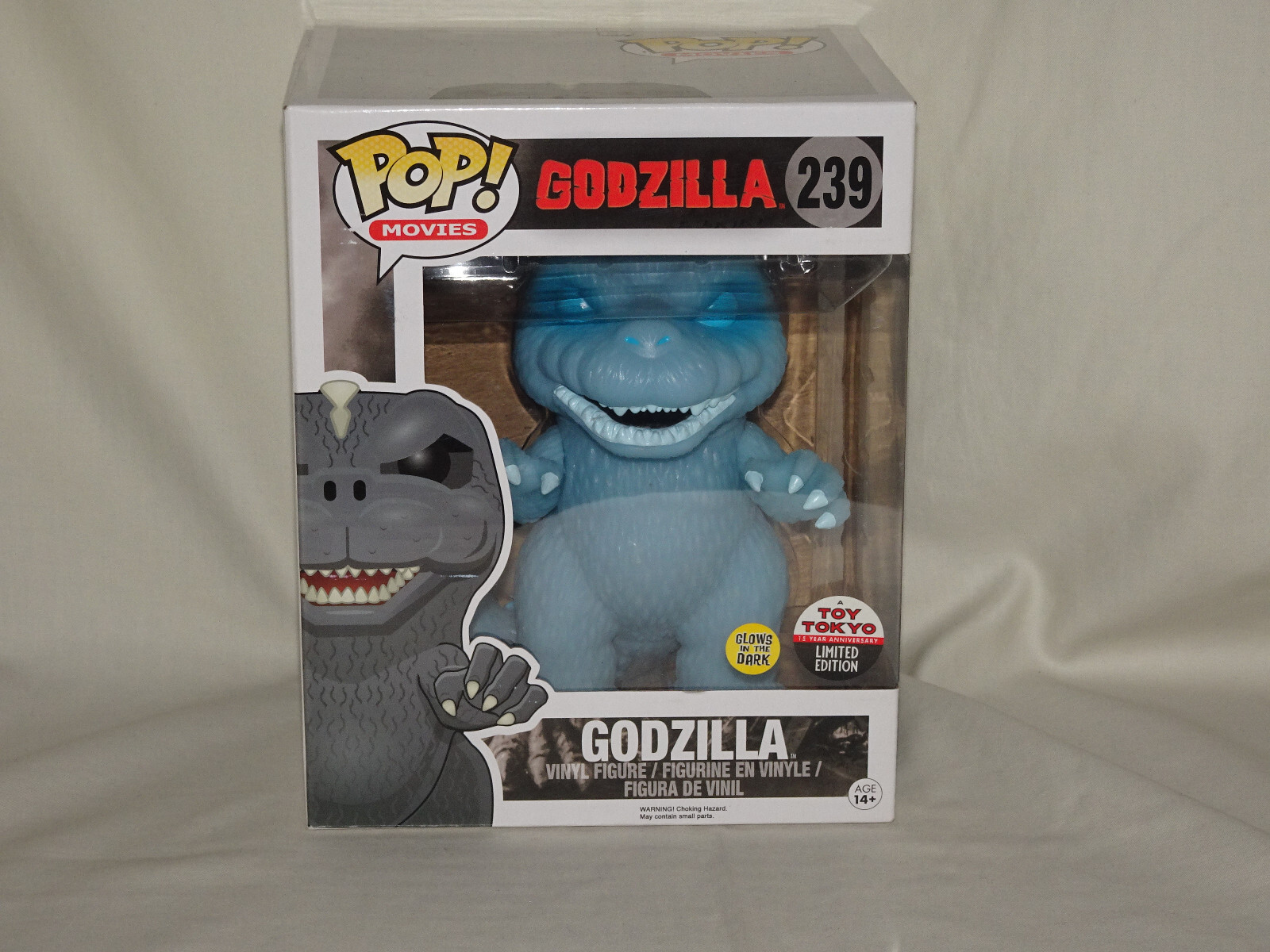 Toy Tokyo Funko Pop! Godzilla #239 Exclusivo Para Brillar En La Oscuridad