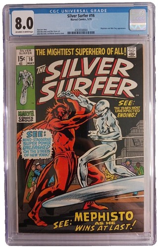 Kith #3 Marvel 2024 PSA Slab Silver Surfer Orange Variant Cover