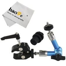 7" Stainless Steel Magic Arm Mini Clamp for HDMI LCD Monitor LED Light Camera