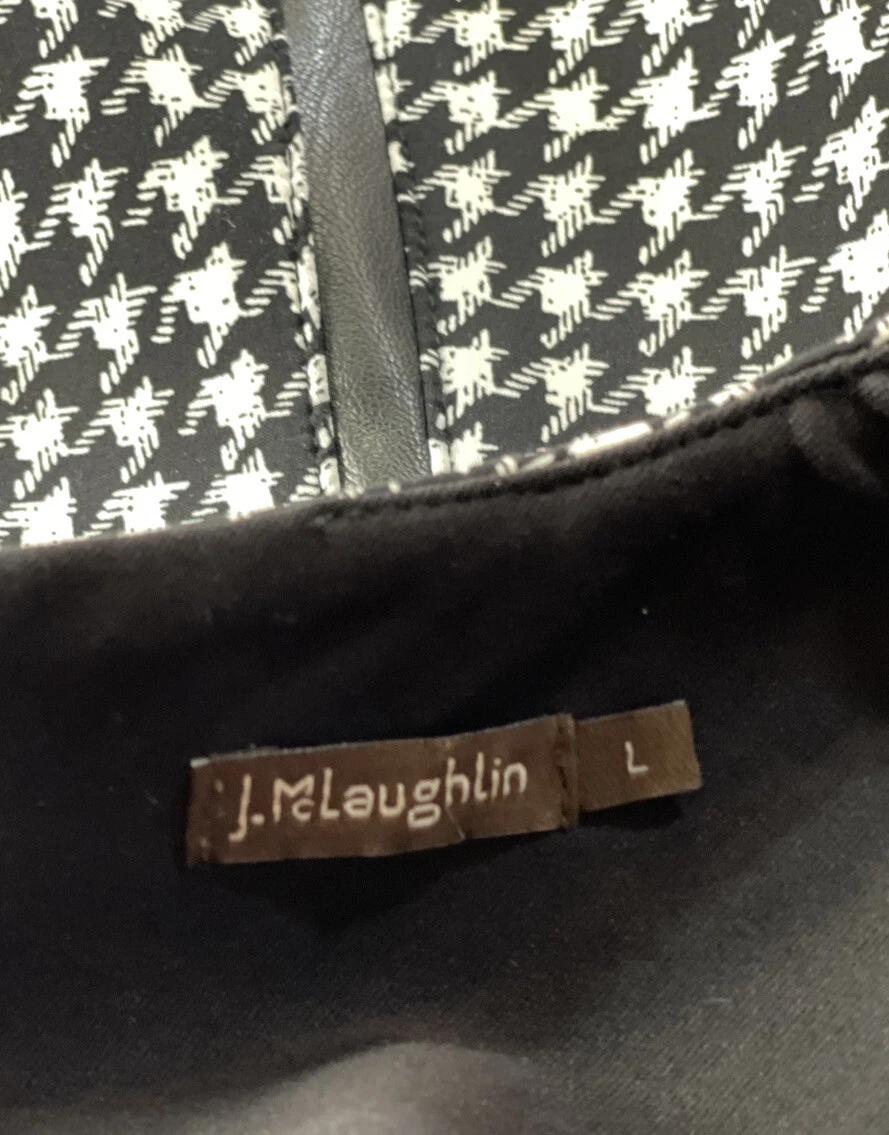 VETEMENTS Abito in guaina lavorato a maglia J McLaughlin taglia large sgabello vegano in pelle