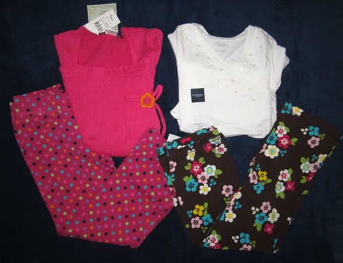 Sonoma Niñas Talla 5 Ropa Mixta Lote de 4 Nuevos Prendas para el torso e inferior Nuevo con etiquetas - Imagen 1 de 5