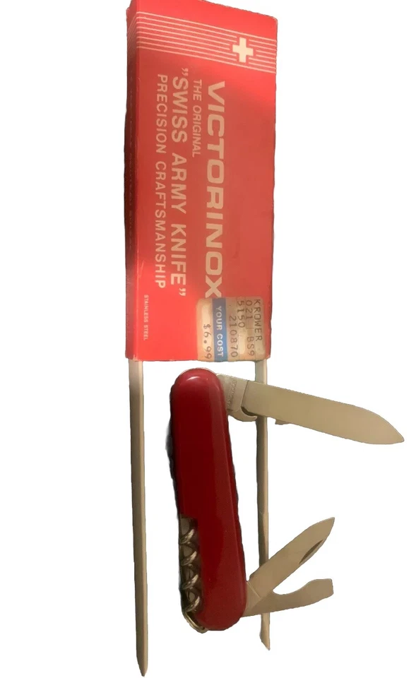 Navajas de Bolsillo Años 80 (5 EMBALAJE ORIGINAL VINTAGE) Victorinox Swiss & Red Deer Foto 3 de 4