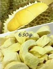 630g Freeze Dried Durian Monthong 100% Natural Healthy Snack King of Thai Fruits