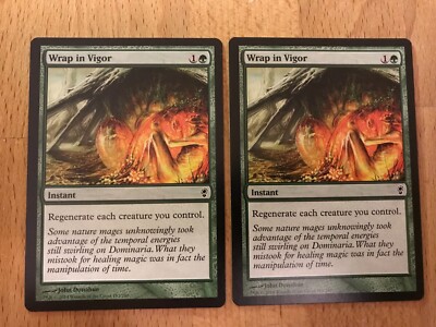 MTG Magic 2x Wrap in Vigor (Conspiracy) M/NM Eng